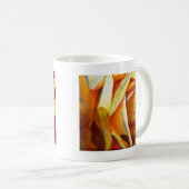 Gelbe Rose originale Aquarellkunst Blume Kaffeetasse (VorderseiteRechts)