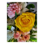 Gelbe Rose Poster (Vorderseite)