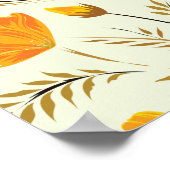 Gelbe Rose Poster (Ecke)