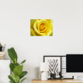 Gelbe Rose Poster (Heimbüro)