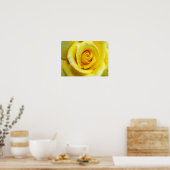 Gelbe Rose Poster (Küche)