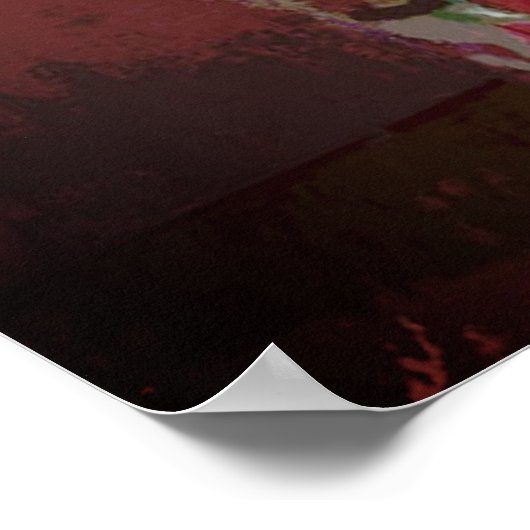 Gelbe Rose Poster (Ecke)