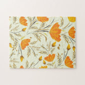 Gelbe Rose Puzzle (Horizontal)