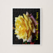 Gelbe Rose Puzzlen Texas Puzzle (Vertikal)