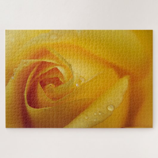 Gelbe Rose Rätsel Puzzle (Horizontal)