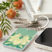 Gelbe Rose Schlüsselanhänger (Vorderseite rechts)