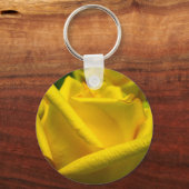 Gelbe Rose Schlüsselanhänger (Vorderseite)