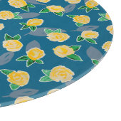 Gelbe Rose Schneidebrett (Ecke)