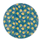 Gelbe Rose Schneidebrett (Vorderseite)