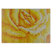 Gelbe Rose Schneidebrett (Vorderseite)