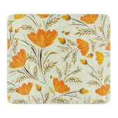 Gelbe Rose Schneidebrett (Vorderseite)