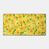 Gelbe Rose Schreibtischunterlage (Vorderseite)