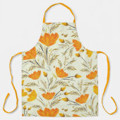 Gelbe Rose Schürze (Vorderseite)