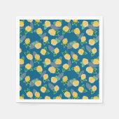 Gelbe Rose Serviette (Vorderseite)