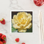 Gelbe Rose Serviette (Beispiel)