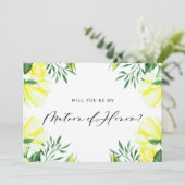 Gelbe Rose sind meine Ehrenmatrone (Stehend Vorderseite)