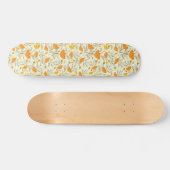 Gelbe Rose Skateboard (Horizontal)