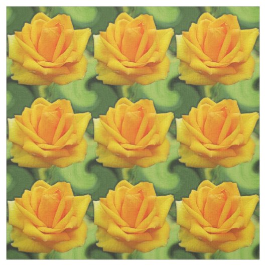 Gelbe Rose Stoff (Muster)