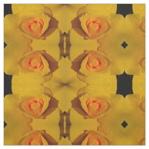 Gelbe Rose Stoff