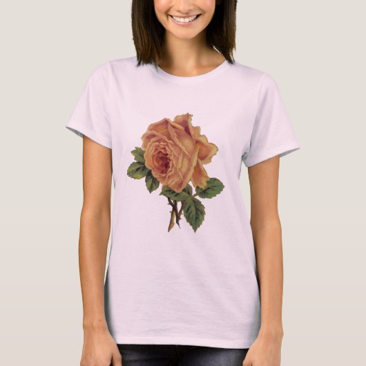 Gelbe Rose T-Shirt (Vorderseite)