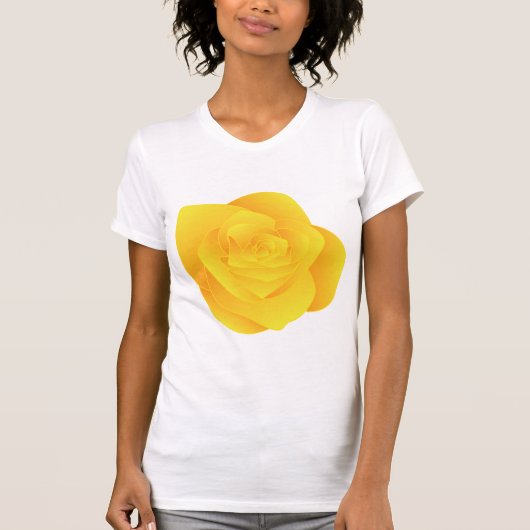 Gelbe Rose T-Shirt (Vorderseite)