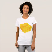 Gelbe Rose T-Shirt (Vorne ganz)