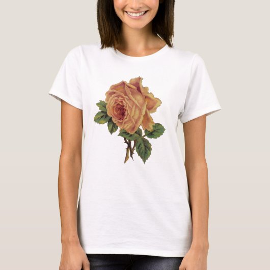 Gelbe Rose T-Shirt (Vorderseite)