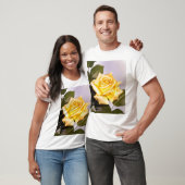 Gelbe Rose T-Shirt (Unisex)