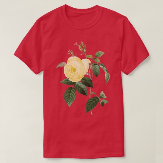 Gelbe Rose T-Shirt (Design vorne)