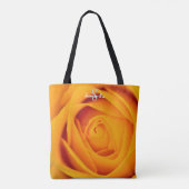 Gelbe Rose Tasche (Rückseite)