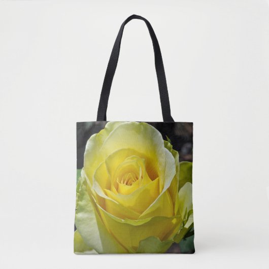 Gelbe Rose Tasche (Vorderseite)