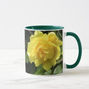 Gelbe Rose Tasse