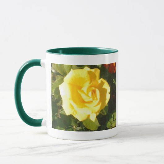 Gelbe Rose Tasse (Links)