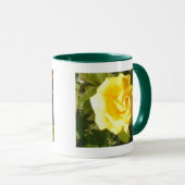 Gelbe Rose Tasse (VorderseiteRechts)