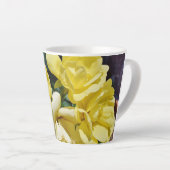 Gelbe Rose-Tasse Milchtasse (Rechte Ecke)