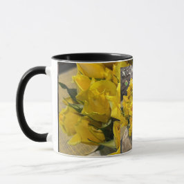 Gelbe Rose-Tasse Tasse