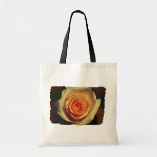 Gelbe Rose Tote Tasche