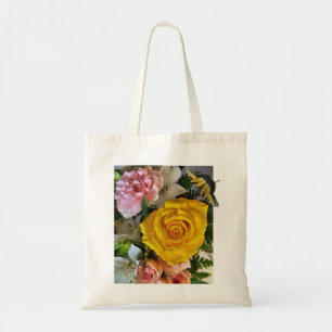 Gelbe Rose Tragetasche