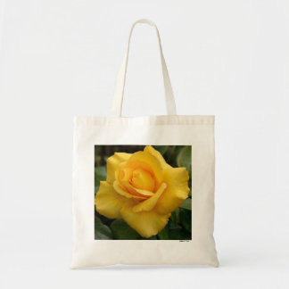 Gelbe Rose Tragetasche
