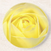 Gelbe Rose Untersetzer (Vorne)