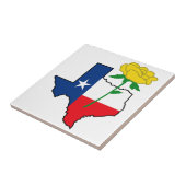 Gelbe Rose von Texas Fliese (Seite)