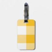 Gelbe Rose von Texas Gepäckanhänger (Rückseite vertikal)