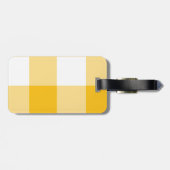 Gelbe Rose von Texas Gepäckanhänger (Rückseite horizontal)