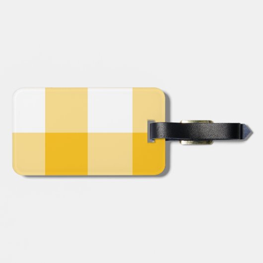 Gelbe Rose von Texas Gepäckanhänger (Rückseite horizontal)