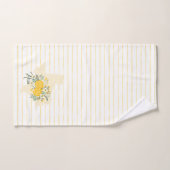 Gelbe Rose von Texas - Gingham Staat mit Rose Badhandtuch Set (Handtuch)