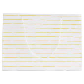 Gelbe Rose von Texas - Gingham Staat mit Rose Große Geschenktüte (Rückseite)