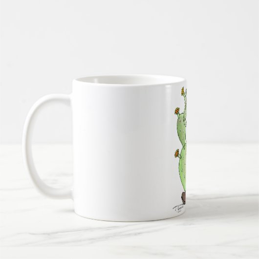 Gelbe Rose von Texas Kaffeetasse (Links)