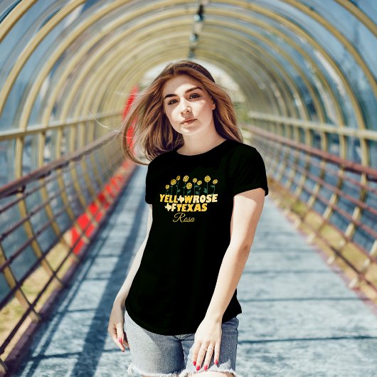Gelbe Rose von Texas - Rose Garden T-Shirt
