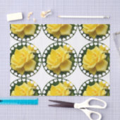 Gelbe Rose von Texas Seidenpapier (Handwerk)