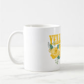 Gelbe Rose von Texas - Single Rose Kaffeetasse (Links)